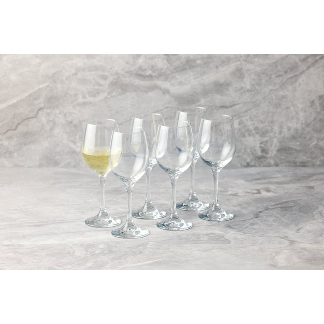 Stevens White Wine Glasses, Set of 6, 350ml