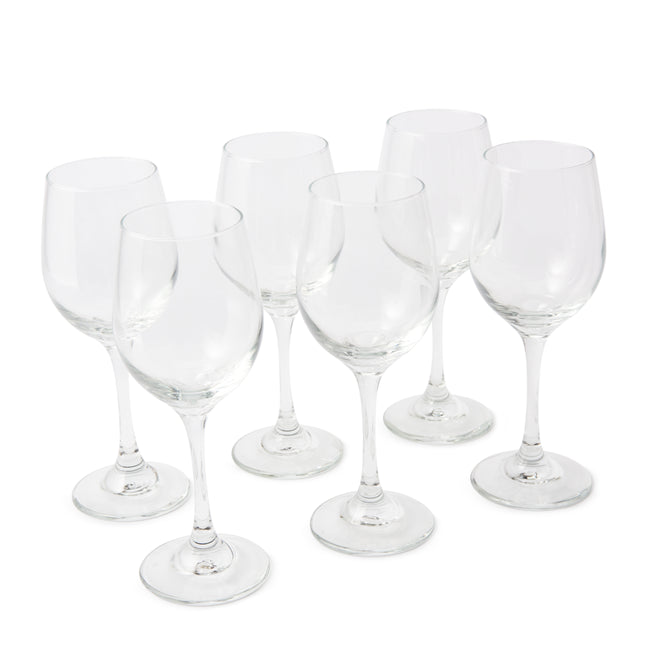 Stevens White Wine Glasses, Set of 6, 350ml