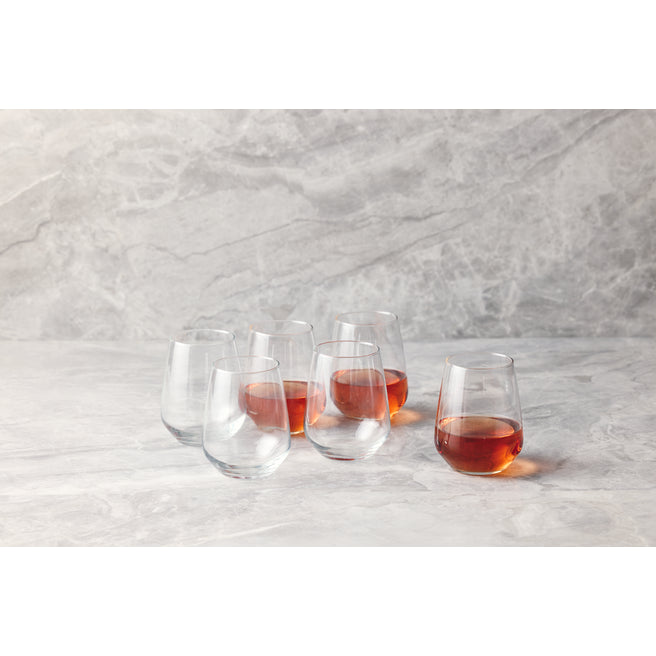 Stevens Stemless Glasses, Set of 6, 450ml